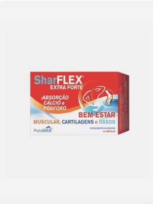 Sharflex Extra Forte - 40 Ampolas - Phytogold